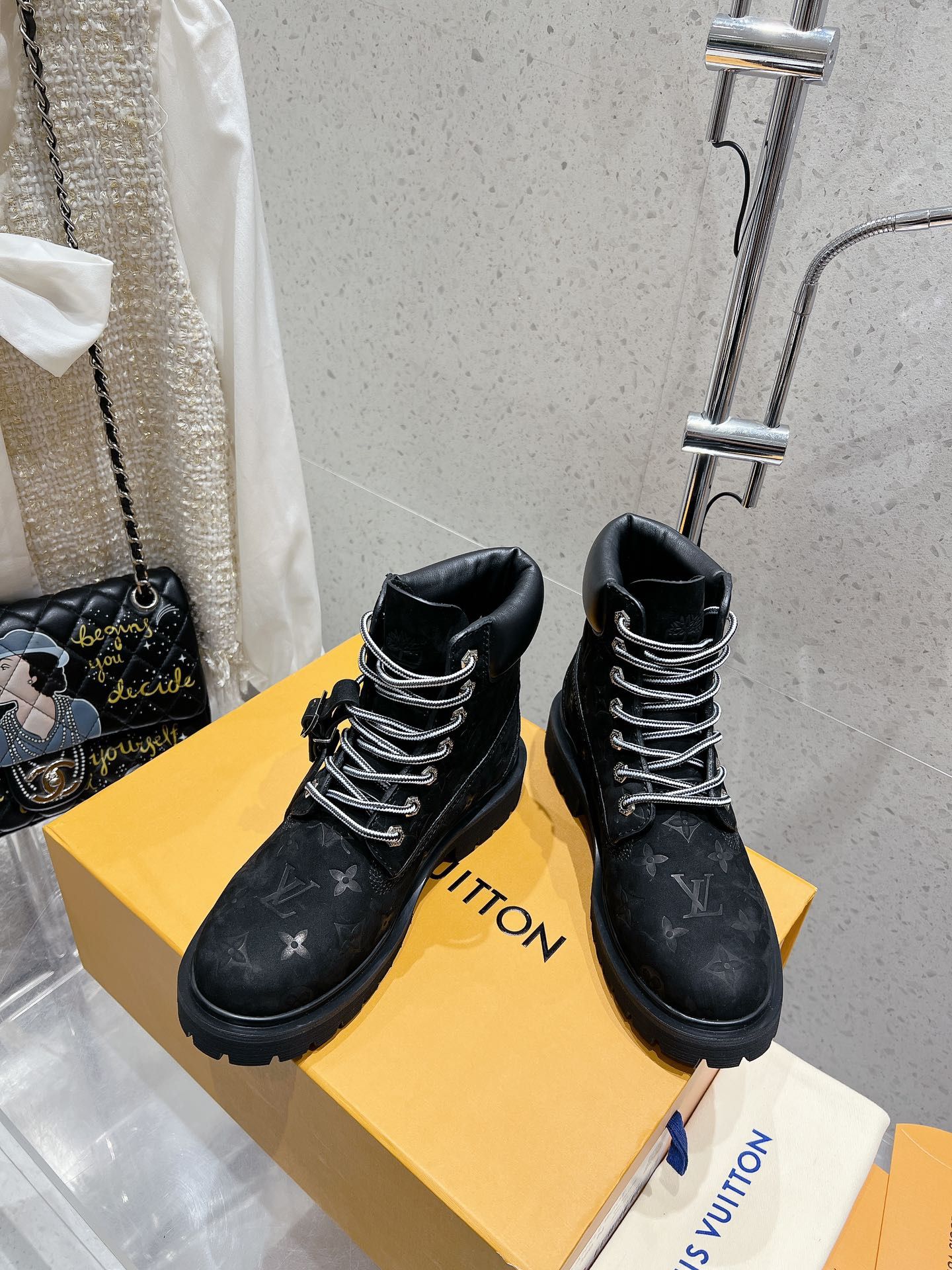 Louis Vuitton X Timberland Boots Men’s SIZE 10 (New)
