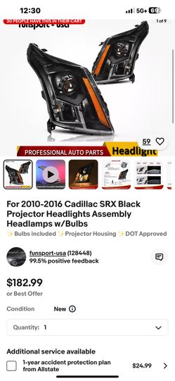 Srx Headlights 2010-2016