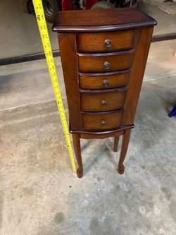Jewelry cabinets.