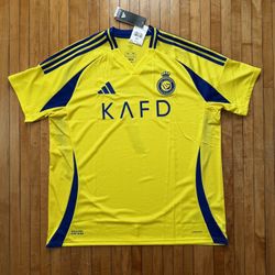 NWT Adidas Al Nassr FC 24/25 Cristiano Ronaldo Men’s Home Jersey JP0459 Sz. 2XL