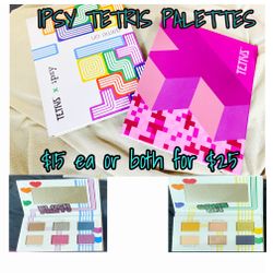 Tetris Eyeshadow Palette for Ipsy 1. Game On And 1. Block Party