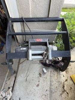 Warn Winch With Push Bar For 09 Chevy Thaho
