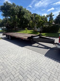 24 ft equipment trailer
