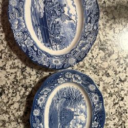 Liberty Blue Plates