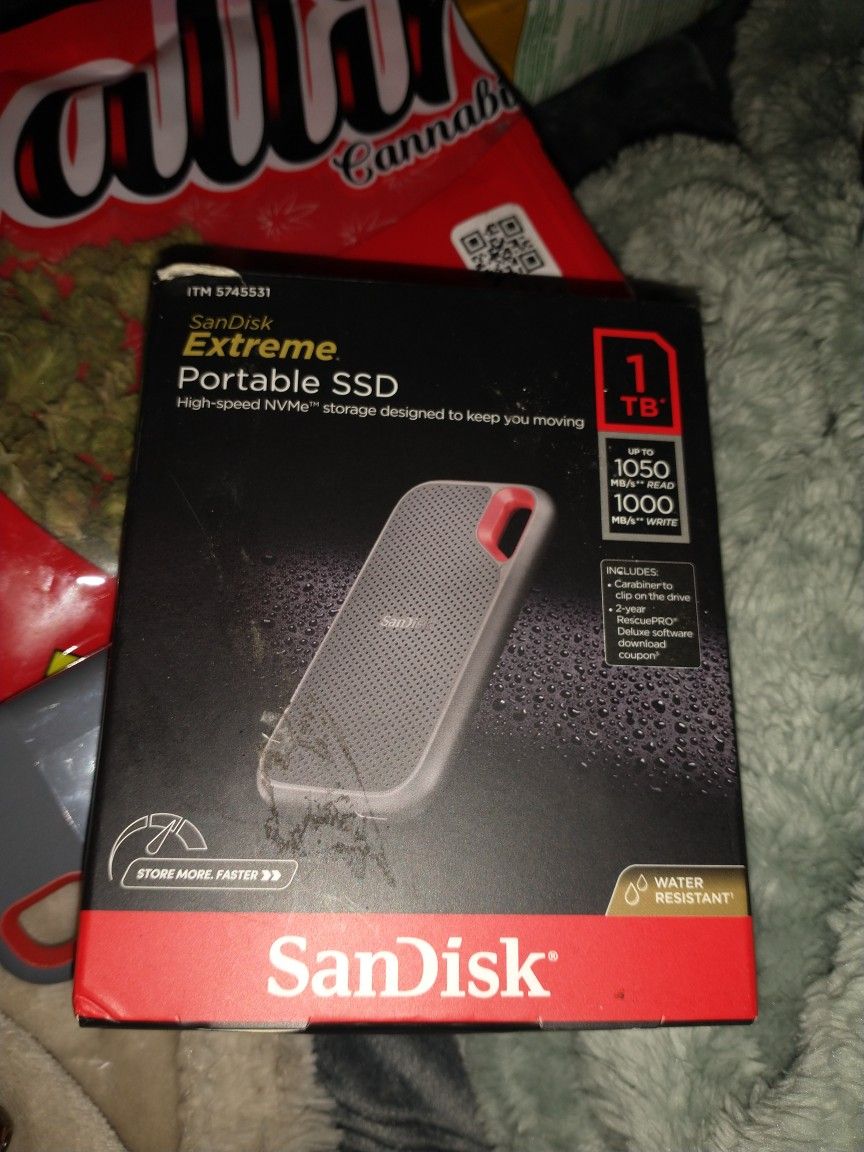 SanDisk Extreme Portable SSD 1Tb NIB