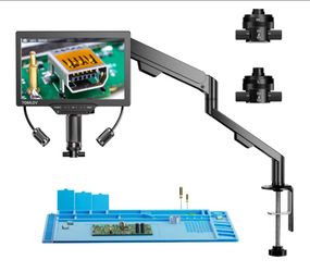 TOMLOV 3D Digital Microscope for Soldering: Magnetic Dual Lens Micro Scope TM3K-3D for Adult, Coin Microscope