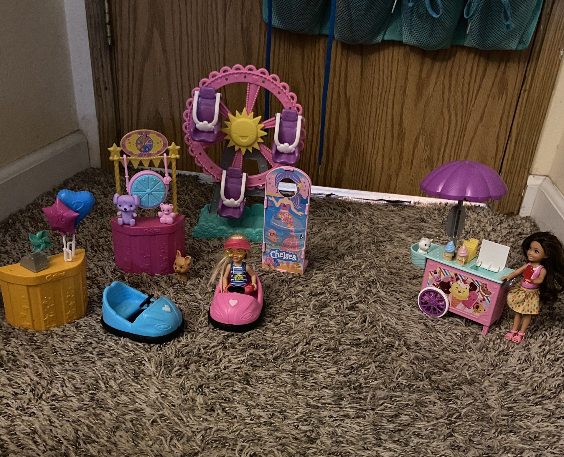 Chelsea Dolls. Carnival Set And Ice Cream Set. Bundle For Cheaper