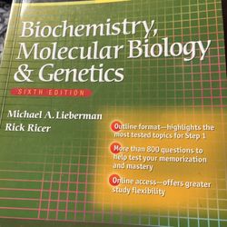 Biochemistry, Molecular Biology and Genetics 