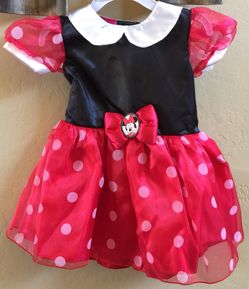 Disney Minnie Mouse Dress Costume Size 12-18 Months