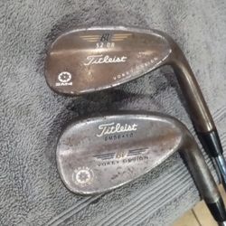 Titleist Vokey Spin Milled Raw Wedge Set
