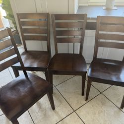 6 Chairs And Dining Table