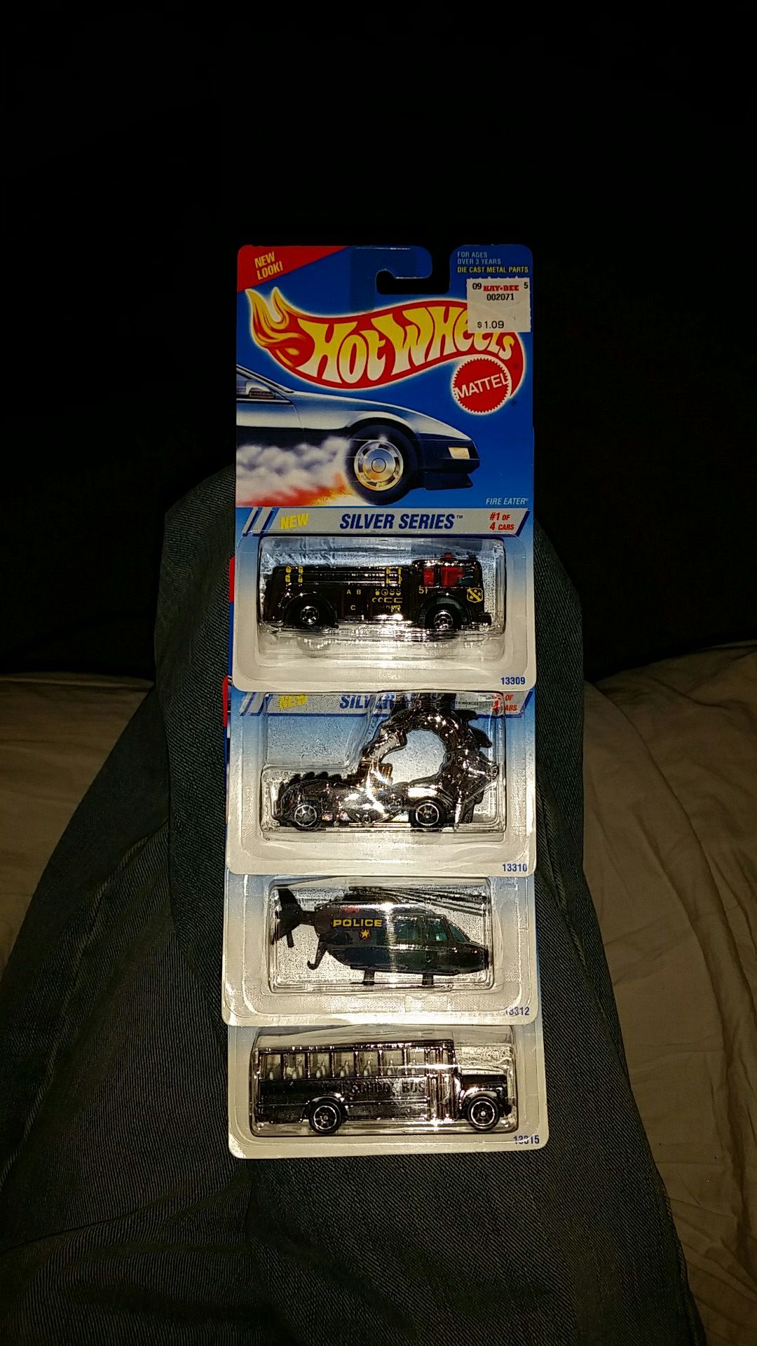 WOW! HTF Highly Sought-after '95 HotWheels SILVER series new, all are new in factory sealed blister pack