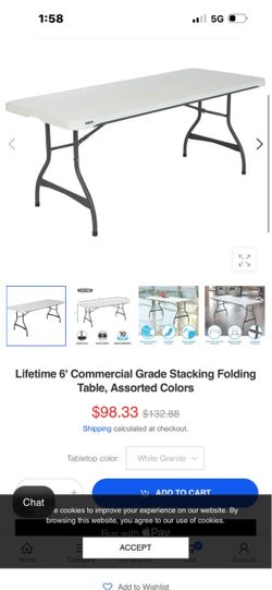 Folding table 6ft