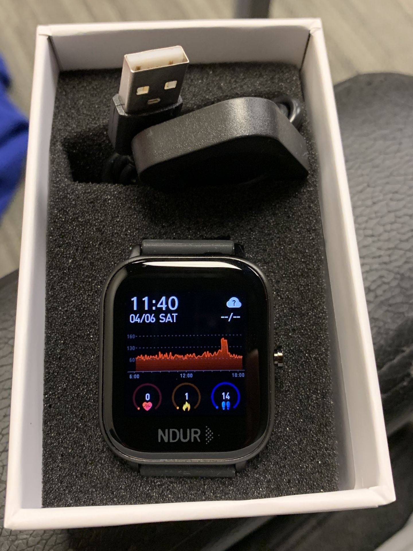 Ghost Black New Ndur Smartwatch