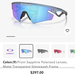 Oakley Prizm Sapphire Sunglasses 
