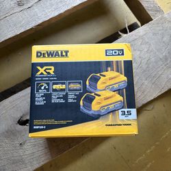DeWalt 20V XR POWERSTACK 3.5Ah Battery 2-Pack DCBP320-2 NEW