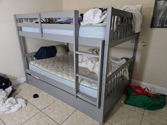 Free Bunkbed, 2 dressers, 1 computer table
