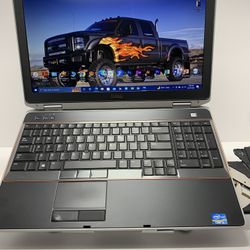 i3 ..i3..DELL LATITUDE  6520….128-SSD  GBcapacity …6.00 GB -RAM .  FASTER  and  READY FOR CLASSES  ON LINE OR