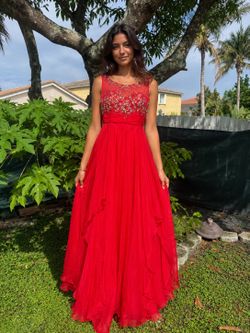 Red Bedazzled Dress