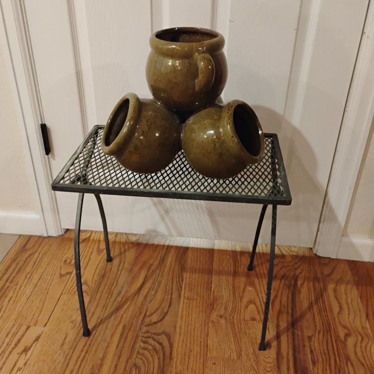 Flower Pot And Stand