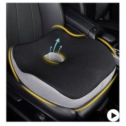 Oversize Car Seat Cushion, Memory Foam Car Driving Seat Pillow