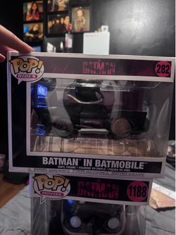 Funko Pop! Rides Batman in Batmobile #282