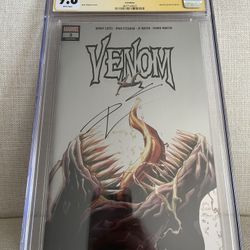 VENOM FACSIMILE EDITION #3 CGC 9.8 NYCC FOIL VARIANT 12/24 - 1ST KNULL- Signed by DONNY CATES 