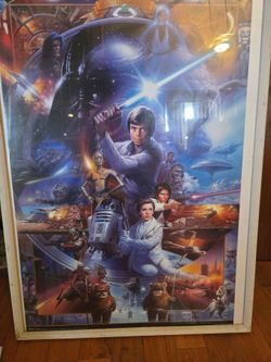STARWARS FRAMED POSTER