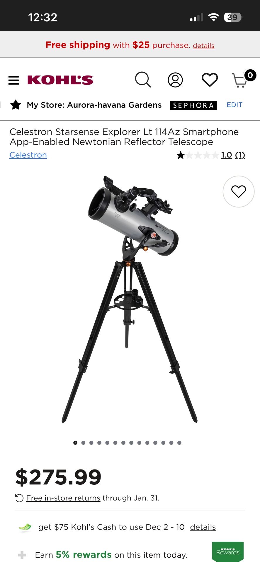 Celestron Telescope