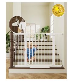 Cumbor 30-46" Baby Gate for Stairs doorways