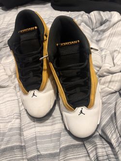 Jordan 14 yellow size 11