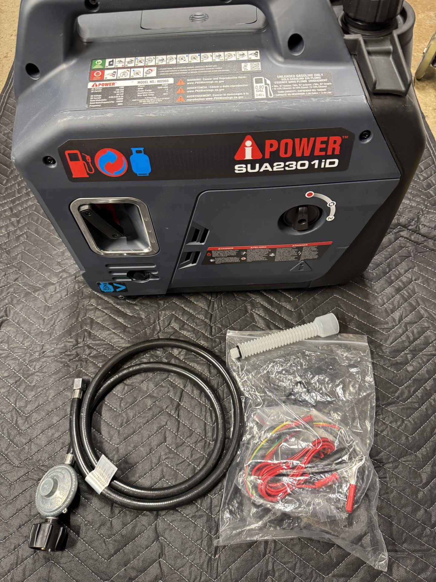 iPower Dual Fuel Generator SUA2301iD