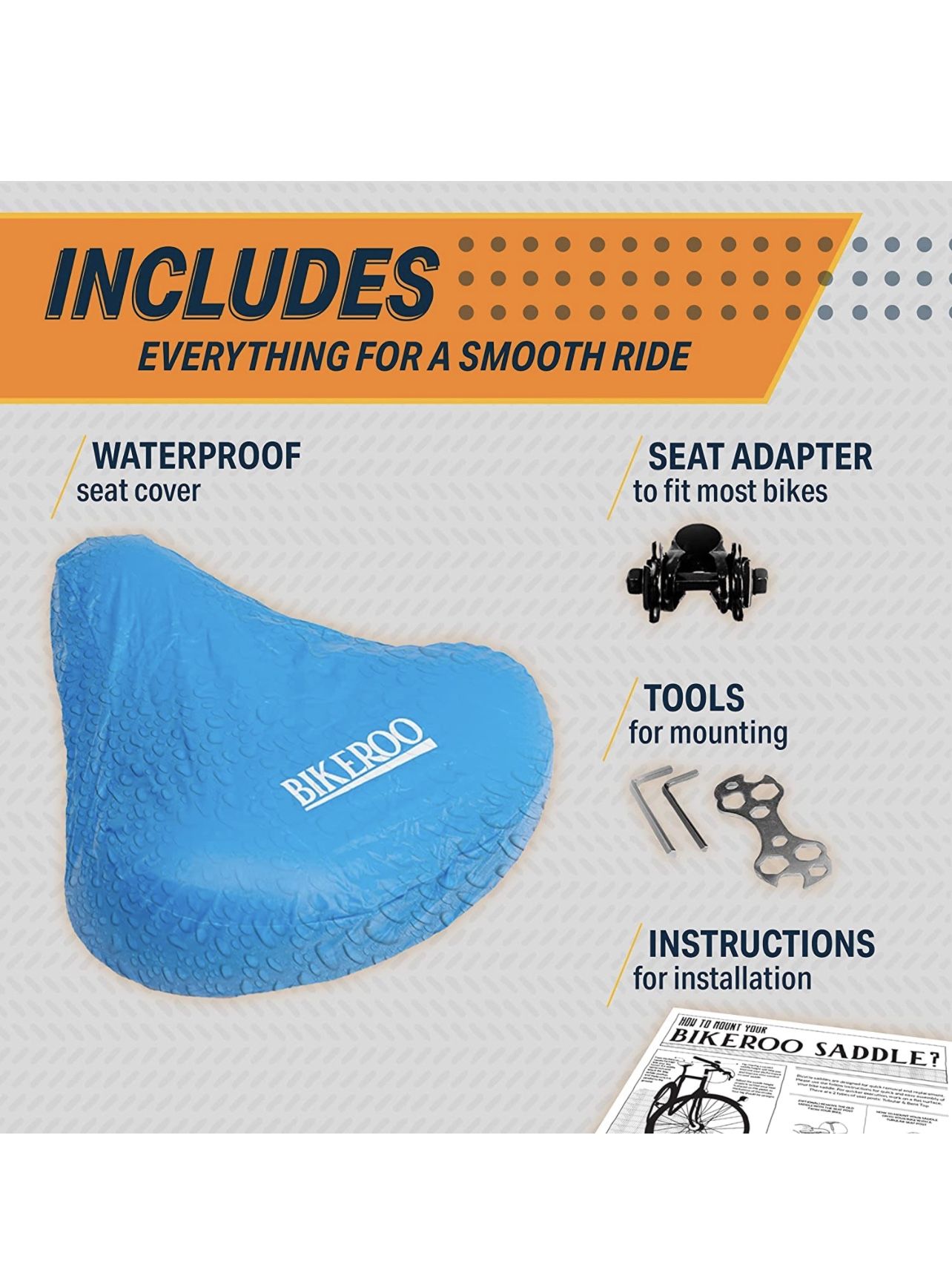 Oversized,Bike Seat