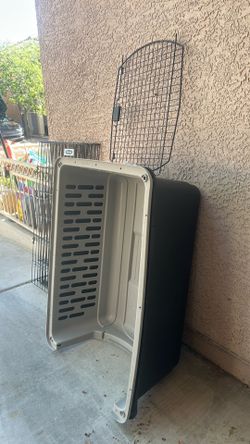 Large hard top kennel and octagon dog pen
