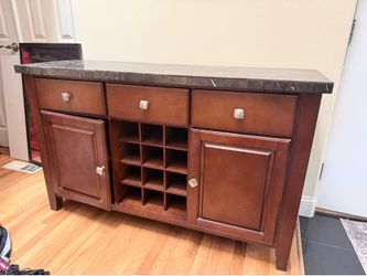 Marble Top Sideboard