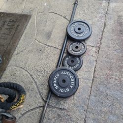 Weight Plates & Bar 