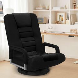 ✨Comfort Swivel Floor Chair with Armrests ✨Folding Lounge Seat Enjoy relaxing, reading, or watching TV with this ultra-comfortable floor chair. Featur