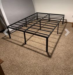 Full metal bed frame