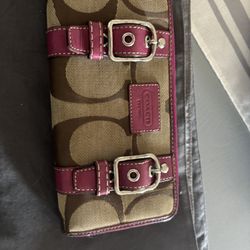 Coach Zip Wallet