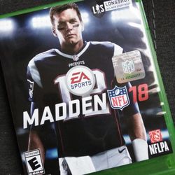 XBOX ONE MADDEN 18 Game
