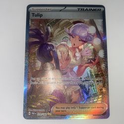 Pokemon Paradox Rift Tulip SAR Trainer Full Art 259/182 NM/M PACK FRESH!