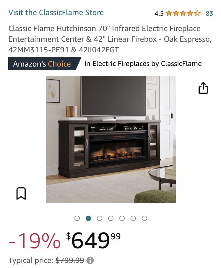 Bluetooth Fire Place