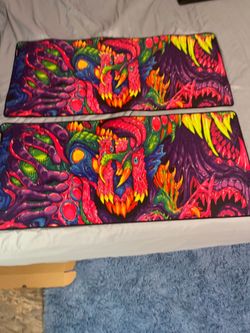 2 META pcs hyper beast deskmats 1 for $25 $40 for both