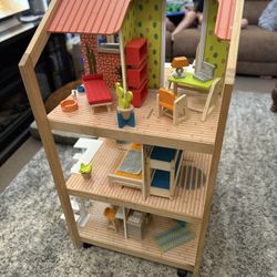 Kidkraft So Stylish Mansion Wood Dollhouse Barbie Dolls