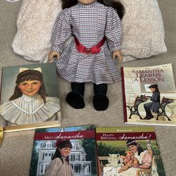 Original American girl doll Samantha with 4 books (pleasant company)