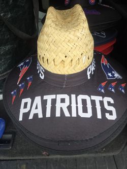 New England Patriots Straw Hat Sombrero Cap Beach Festival Pool Summer Sports tools Lawn Party Gorra