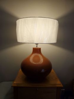 Large ceramic table lamp