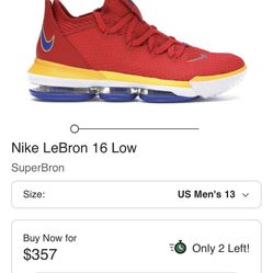 LeBron 16 low ‘Superbron’