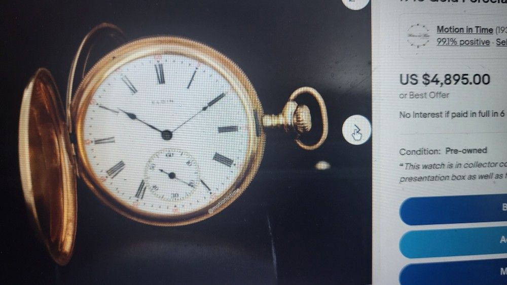 Vintage 1903 Pocket Watch