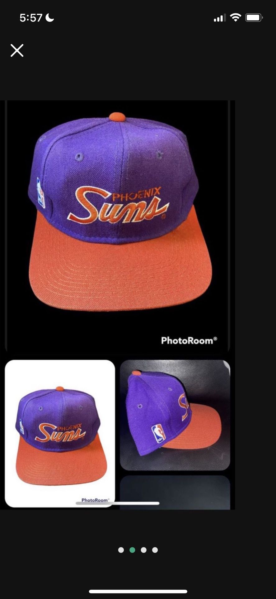 Vintage 90s Phoenix Suns Sports Specialties Script Fitted Hat NBA 100% wool  Rare for Sale in Laveen Village, AZ - OfferUp